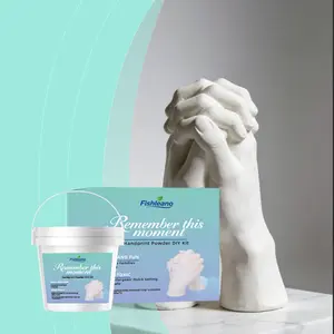 Fishleano Hand Mold Powder DIY Set Clone Finger Plaster Model Kit, Gentle Non-Irritating, Perfect for Creative Projects