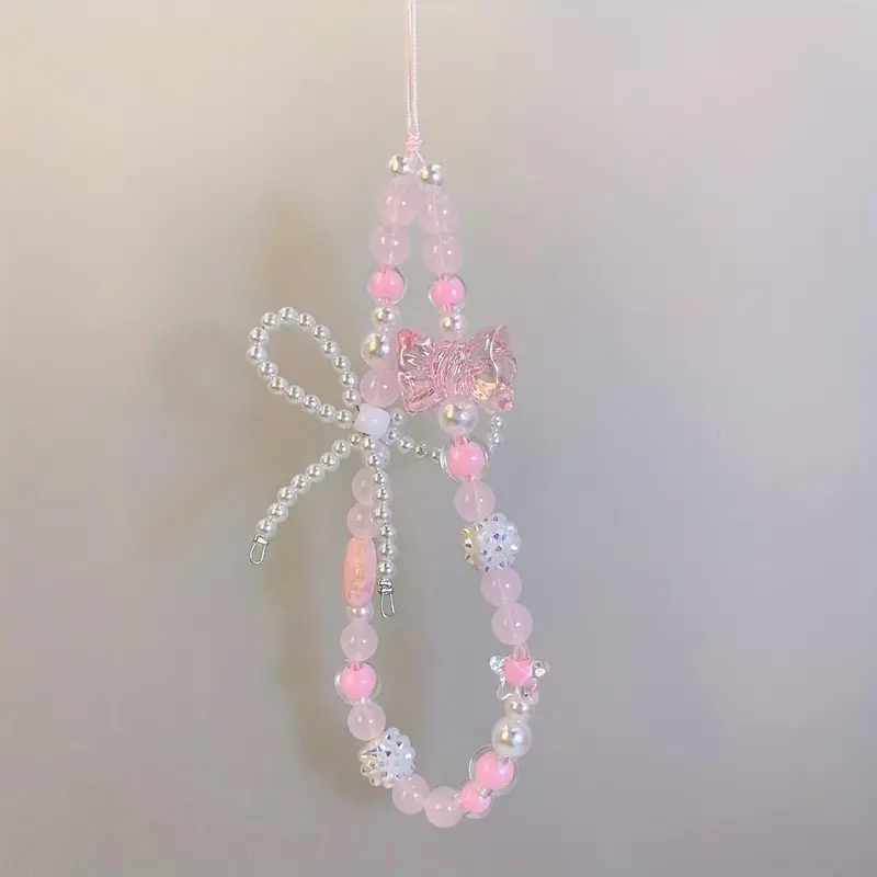 Cute Bowknot Design Phone Chain, Anti-lost Cell Phone Lanyard, Fashion Phone Strap for Women & Girls, Mobile Phone Decoration Accessories, Phone Charms, Phone Ornament