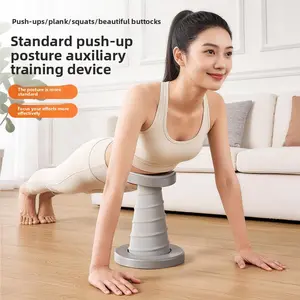 Pushup Stands Auto Rebound Home Fitness Equipment Push Up Bars for Chest Arms Core Training No-Slip Pushup Stands Workout Support