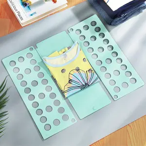 【Hot Selling】Adjustable Plastic Clothes Folding Board, Quick Home Storage Laundry Organizer, Multi-Purpose Laundry Room Accessory, Multiple Colors Available
