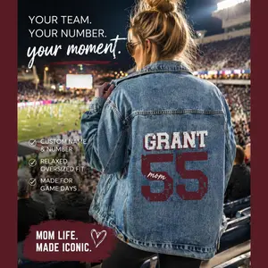 Custom Varsity Women's Denim Jacket