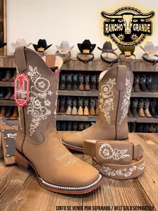413 Western Cowgirl Boots / Botas Vaqueras para Mujer