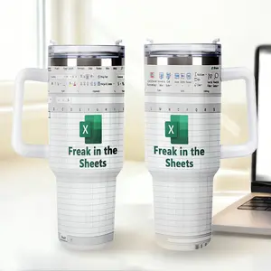 Freak In The Sheets Excel Tumbler 40oz / 30oz/ 20oz,Funny Excel Tumbler,Funny Accounting Gift,Spreadsheet Tumbler,Cute Accountant Gift,Tax Season Humor Tumbler,Funny Excel Travel Mug,Gift Ideas for Coworkers