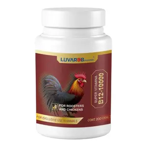 B12 10.000 200 tablets for Poultry, Roosters, Chickens with Atp, Caffeine