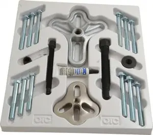 OTC 5 Ton, 4" Spread, Flange-Type Puller Set 12-1/4" Long, 16 Pc 525