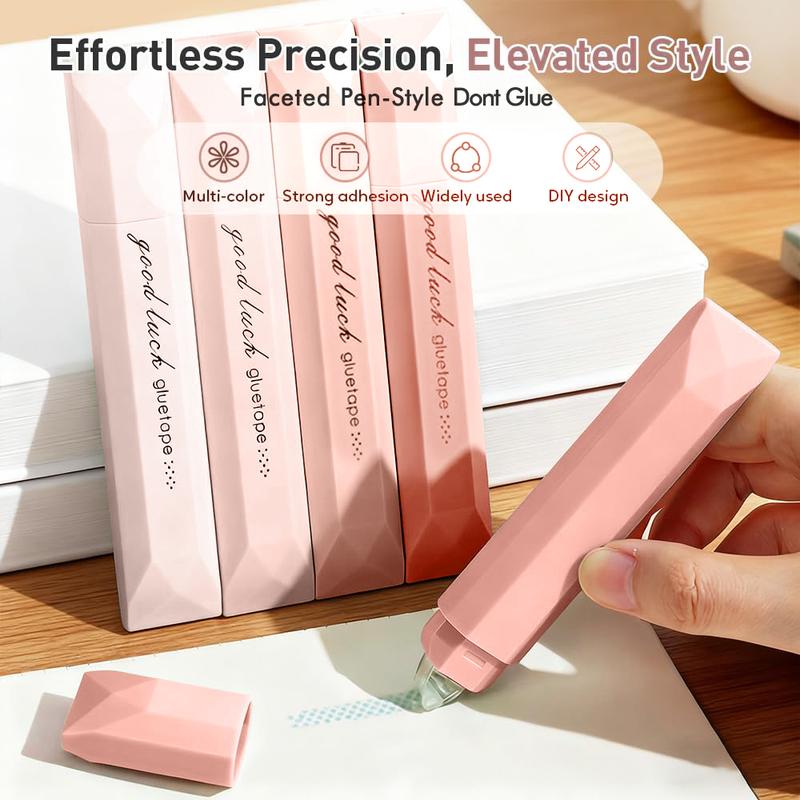 Tape Roller Adhesive, Easy Glide Glue Runner, Strong Hold, Ideal for Photos & DIY Crafts