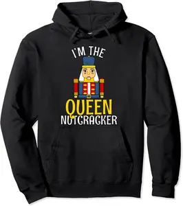 QUEEN Nutcracker Costume Matching Family PJs Gift Christmas Pullover Hoodie - 60B081JVWWP5