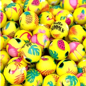 Hello Summer Printed Silicone Beads - DIY Beading & Jewelry Making - Crafting