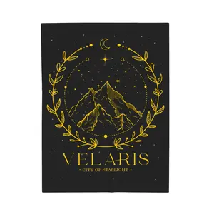 Velaris City ACOTAR Blanket Velaris Court Of Dreams Blanket The Night Court Blanket SJM Merch City of Starlight Blanket Velaris Blanket