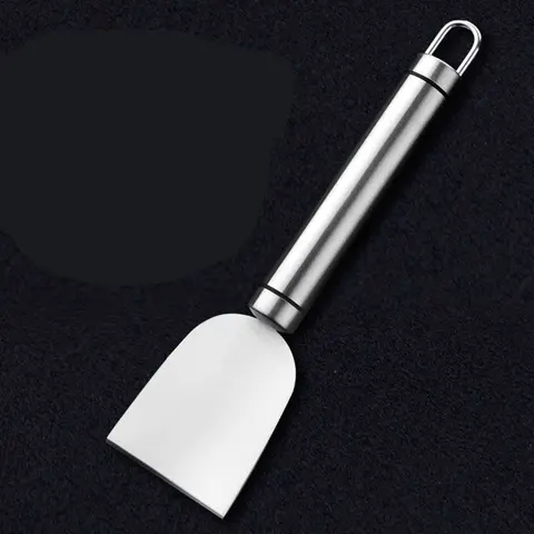 1pc Stainless Steel Multi-purpose Cleaning Scraper Barbecue Utensils Barbecue Accessories Bbq Tools Kitchen Refrigerator Tile Spatulla Grilling Accessories for Kitchen, Floor, Glass and More