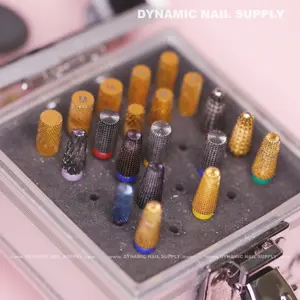 Aluminum Nail Drill Bit Storage Box – Holder for 25 carbides (Does not include bits)