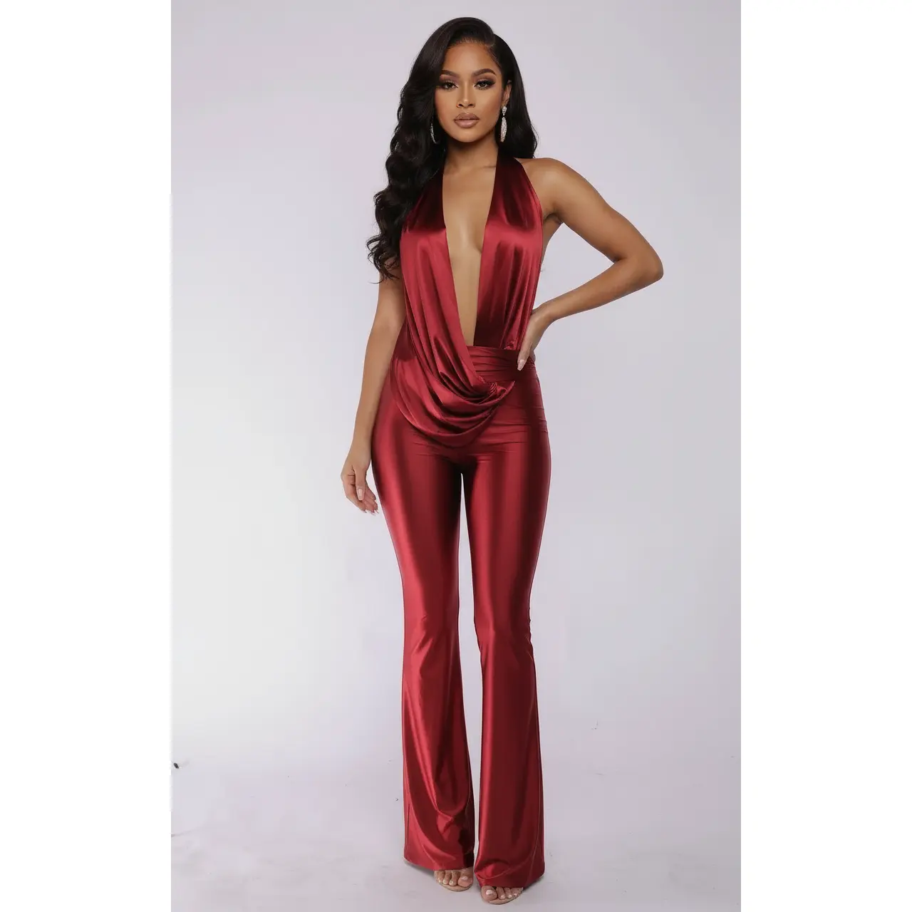 Crimson Temptation Jumpsuit