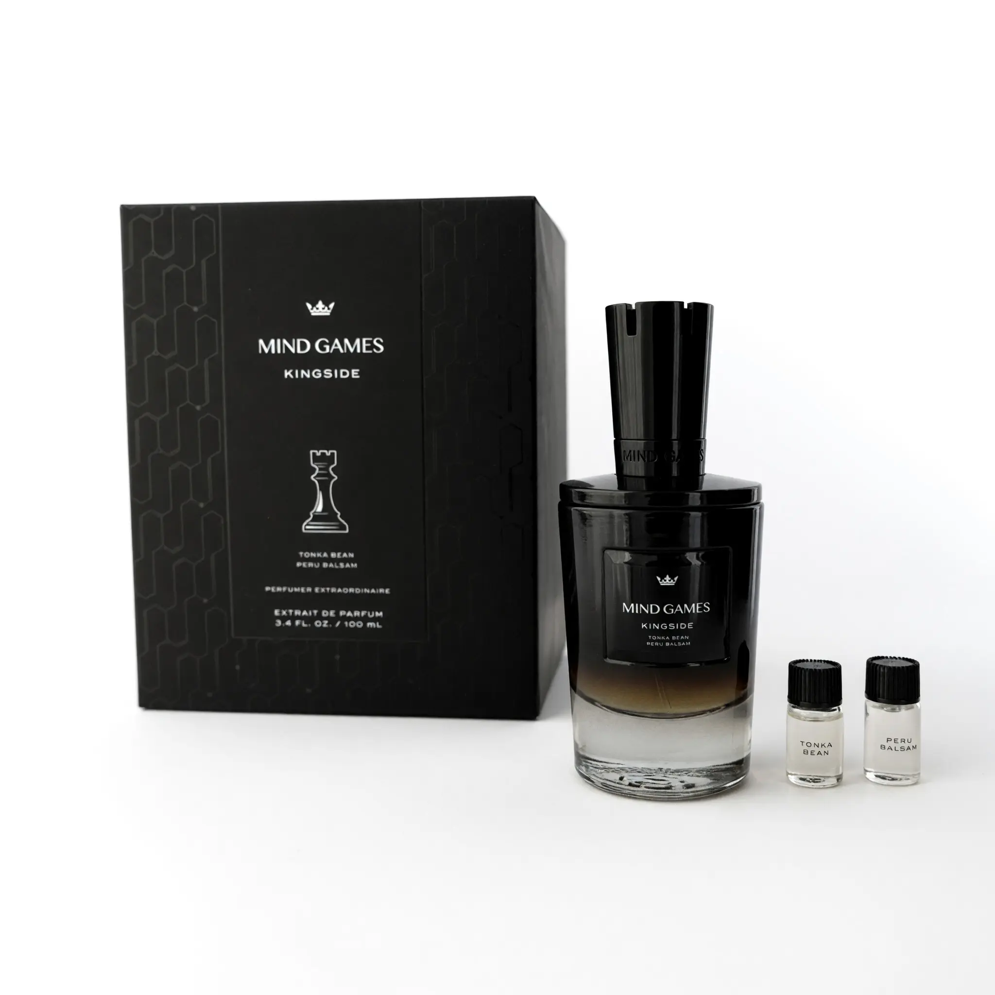 Kingside by Mind Games 3.4 oz Extrait De Parfum Spray - Modern Unisex Fragrance with Almond Milk & Amber Rum Notes, Spray Unisex Fragrance