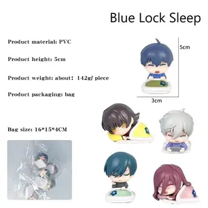 Anime BLUE LOCK Figure Football Comic Isagi Yoichi Bachira Meguru Nagi Seishiro Mikage Reo PVC Model Room Decor For BIrthday Gif