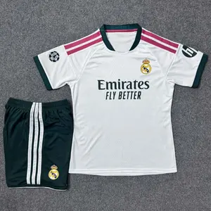 Real Madrid-Inspired Football Jersey Set 2026/2027 – Premium Thai Polyester Mesh Fabric, Breathable & Quick-Dry Sportswear