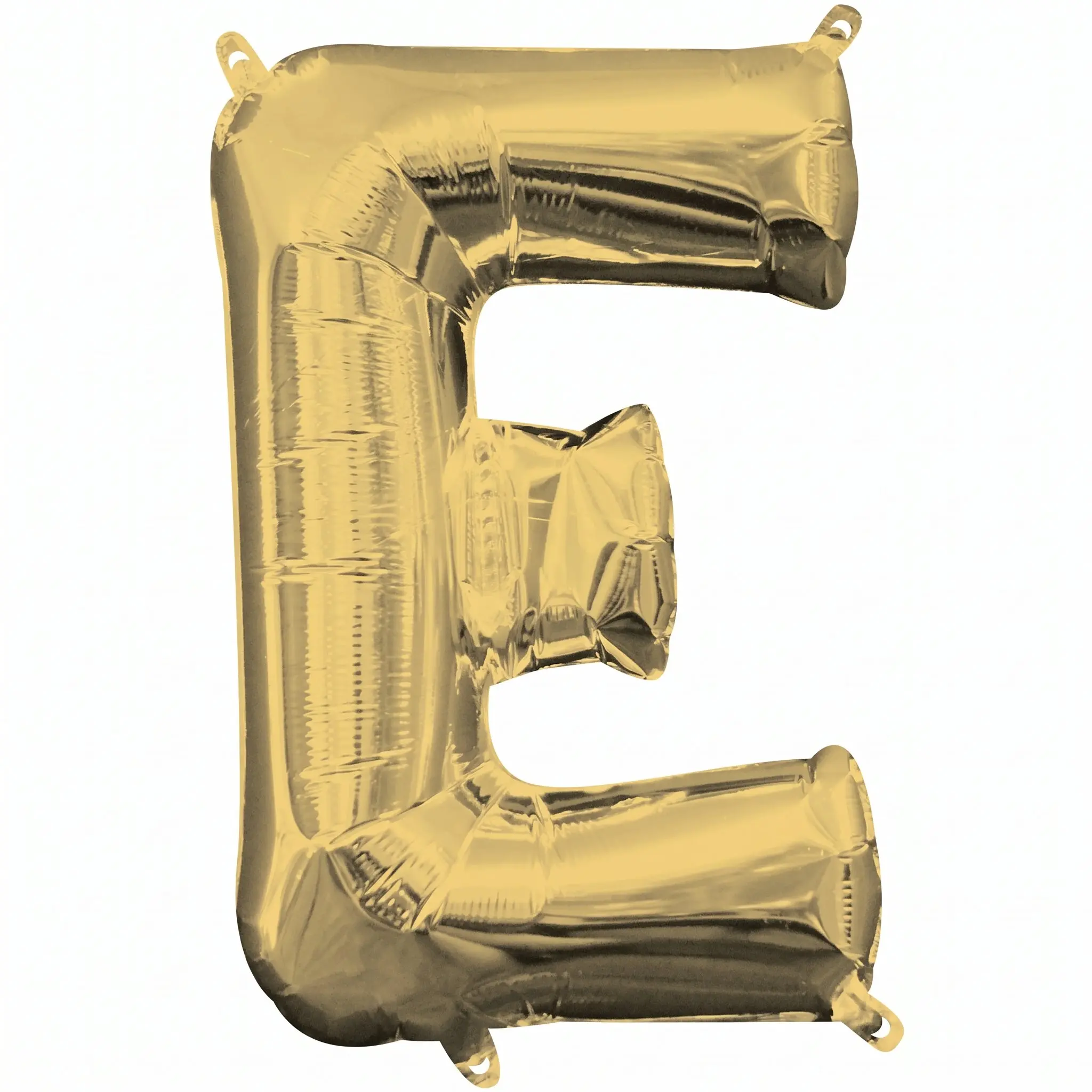 Gold Foil Air-Filled Letter "E" Balloon Gold Foil Air-Filled Letter "E" Balloon
