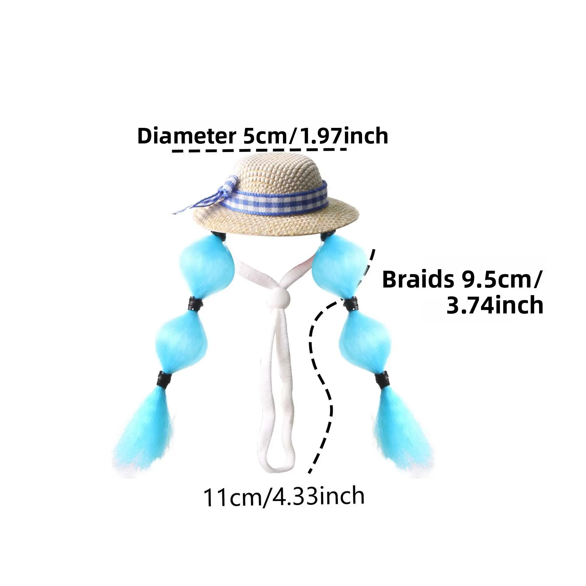 Lantern braid blue