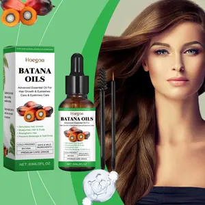 Hoegoa Batana Hair Growth Oil - Repair Damaged Follicles, Strengthens Hair | Thicker Fuller Hair for Scalp, Brows & Lashes Haircare