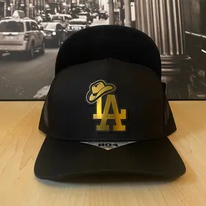 Gorra LA con sombrero de moda mexico black Cotton