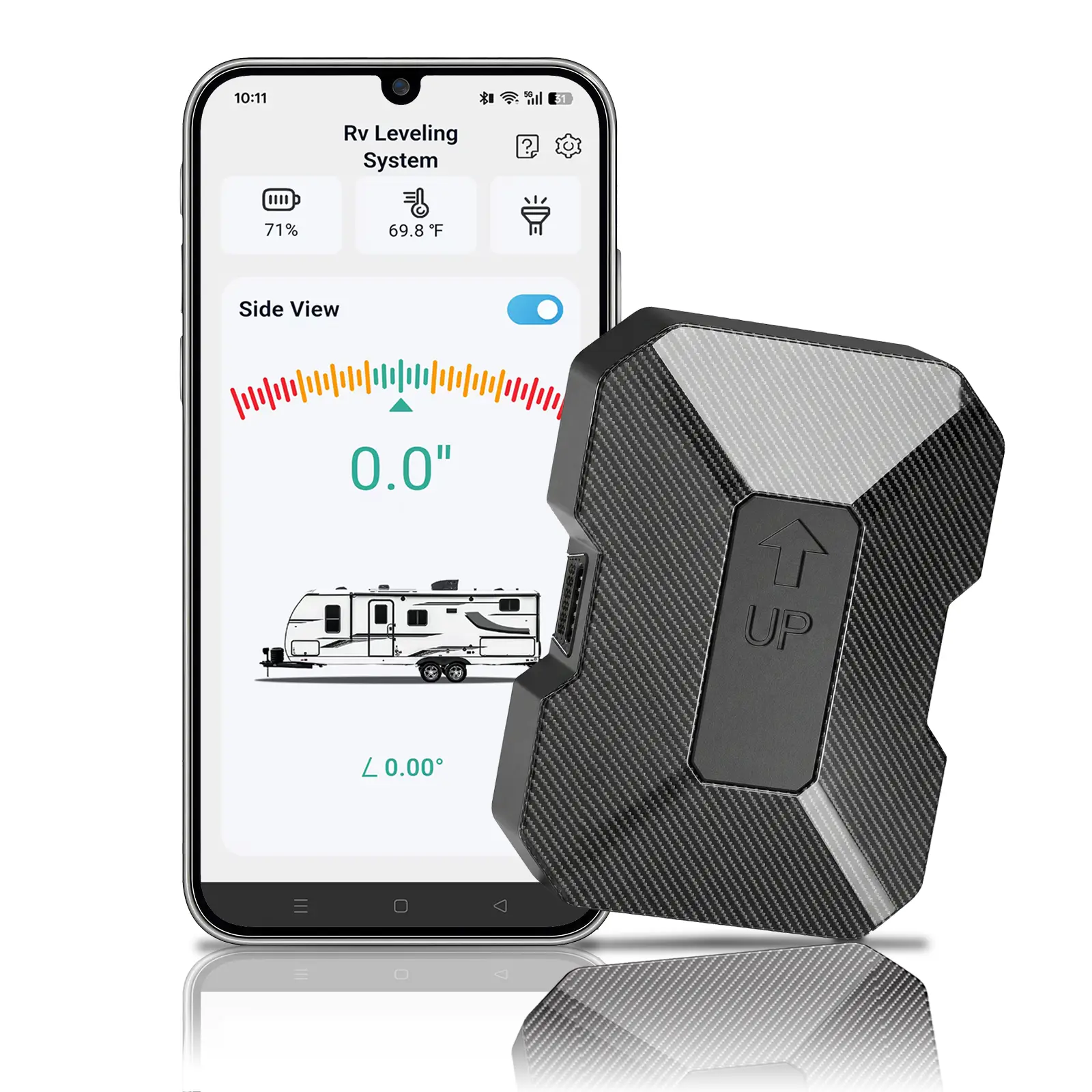 RV Wireless Leveling System Android App Real-Time Precision Ready to Use with Batteries（ Not Compatible iPhone  IOS）