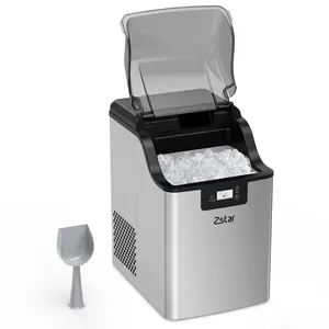 GARVEE Nugget Ice Maker Countertop, 44Lbs/24H Output, Stainless Steel with Scoop, Ideal for Office, Home, Kitchen GARVEE Nugget Ice Maker Countertop, 44Lbs/24H Output, Stainless Steel with Scoop, Ideal for Office, Home, Kitchen