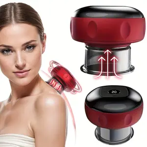 12-Level Intelligent Dynamic Cupping Set, Four-In-One Vacuum Massager Set, Gua Sha Massage Tool, 12-Level Temperature Control