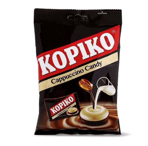 Kopiko Cappuccino Flavored Candy Snack, 120g