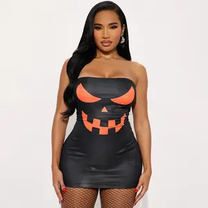 Halloween Print Hot Girl Bodycon Dress