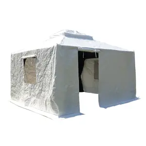 Gazebo Cover for Hardtop Gazebos, Outdoor Universal Winter Gazebo Cover with Sidewalls and Mesh Windows, All Season Waterproof Enclosed Gazebo Cover, White