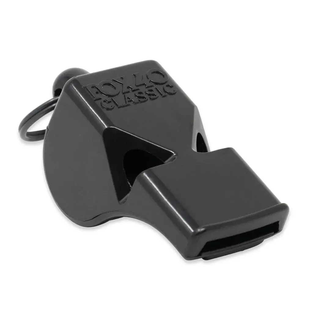 Fox 40 Classic Whistle - Unisex, Classic Shape, Official Look, for Referee Use, Sports & Outdoor Coaches' Gear Accessory