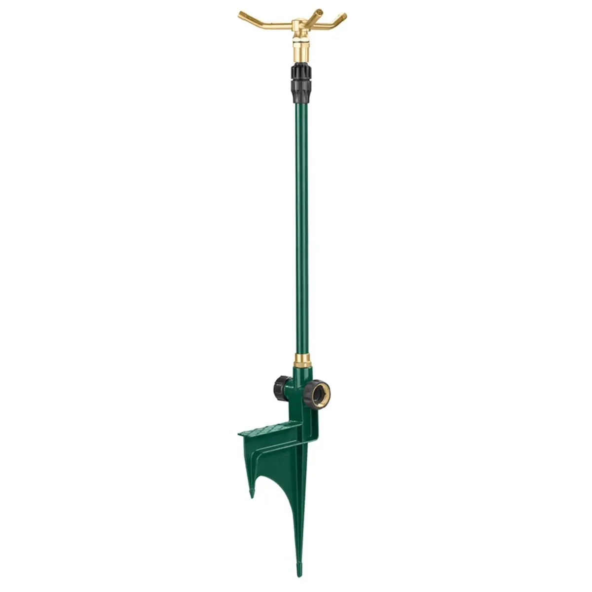 Orbit Adjustable Full-Circle Garden Sprinklers, 1960 sq. ft. Coverage, Spike Base, 3-Arm Design, Pack of 12, 0.75 Lbs.