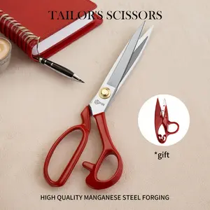 Manganese Steel Sewing Scissors, 8/9 Inch Professional Fabric Cutting Shears, High Strength Tailoring Tools for Home Sewing, Clothing Alterations, Suit Customization