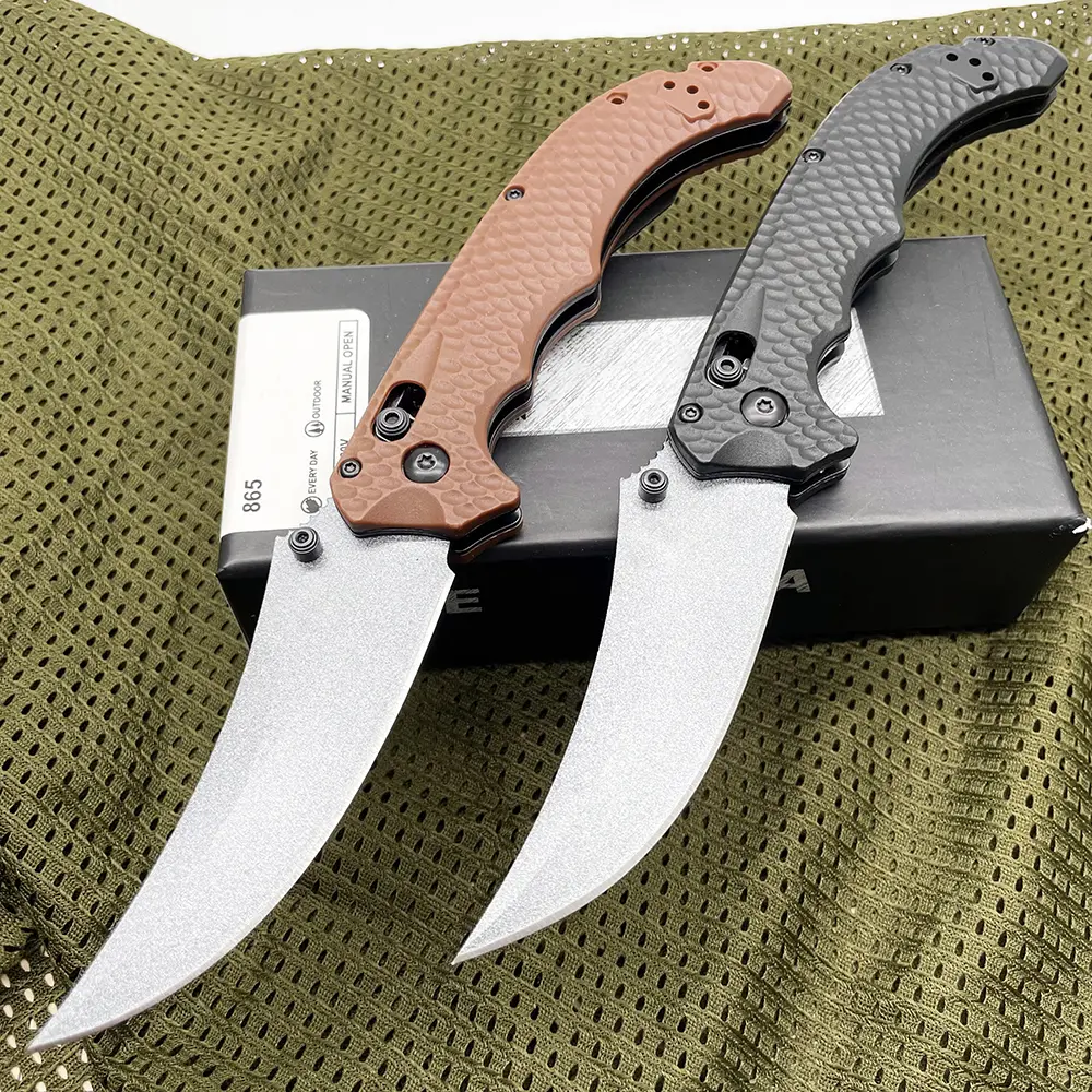 Tactical Folding Pocket Knife with 90mm CPM-S90V Blade - G10 & Aluminum Handle with Deep Carry Clip, EDC Outdoor Survival Equipment