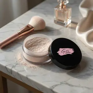 G Skin Setting Finishing Powder - 28g Silky, Fluffy, Smooth Lightweight Matte Makeup Powder with Corn Starch for Oil Absorption, Flawless Application | Beauty Products