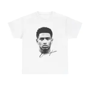 Big Head Jude Bellingham T-Shirt, Jude Bellingham Vintage Graphic Tees, Unisex Soccer Shirt, Sport Merch, Football-Soccer Design, Gift For Fan, Cotton comfort Menswear Womenswear Streetwear