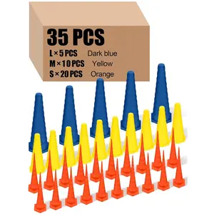 Hydraulic Oil Service Plugs Large Medium Sizes Multi Pack Drip Hose Plugs Industrial Hydraulic Kit for Irrigation, 3 Sizes(35 Pcs,Colorful)