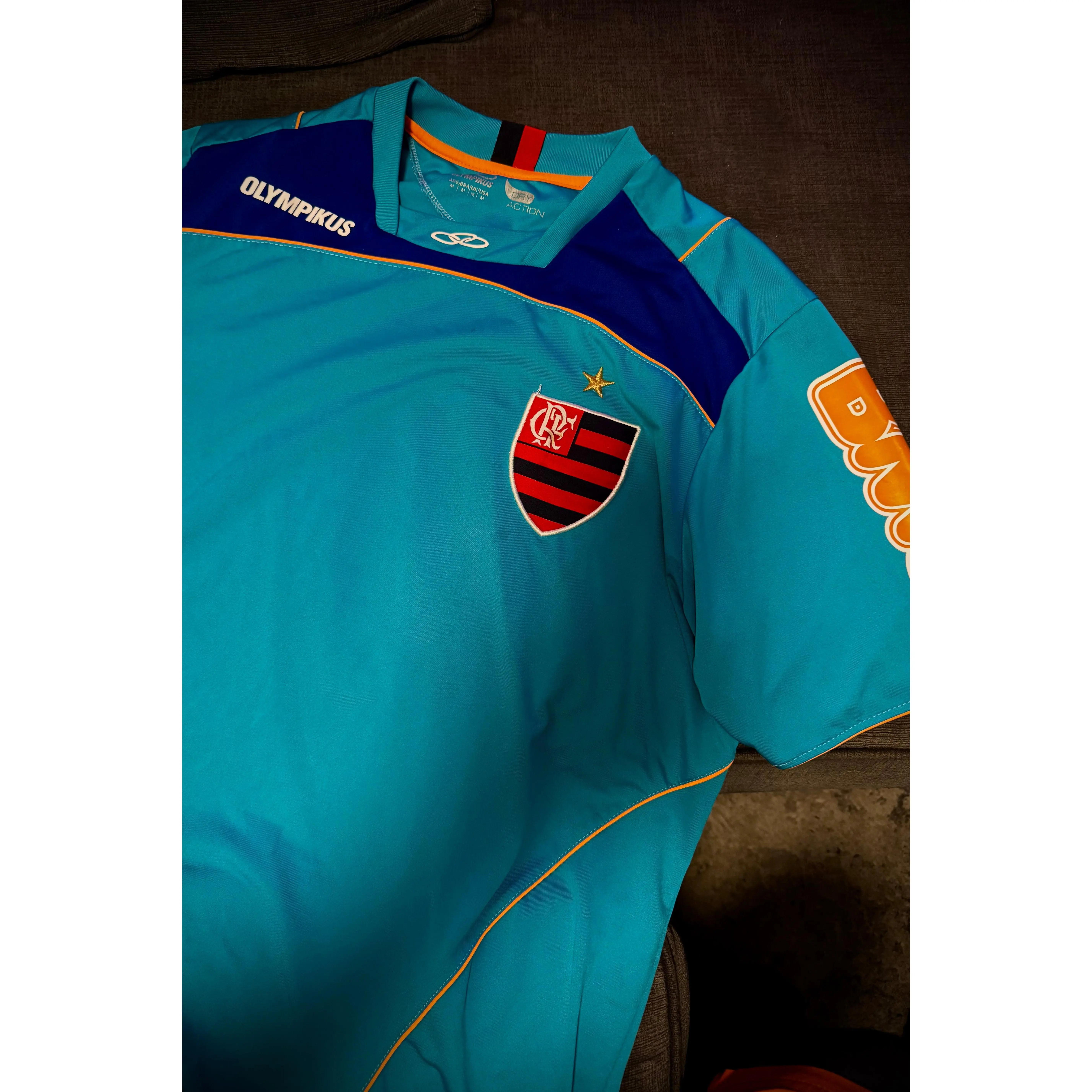Flamengo Rare 2011 Olympikus Training Football Jersey - Unisex Clothes, Normal Type, Men's Jersey Style, Size M