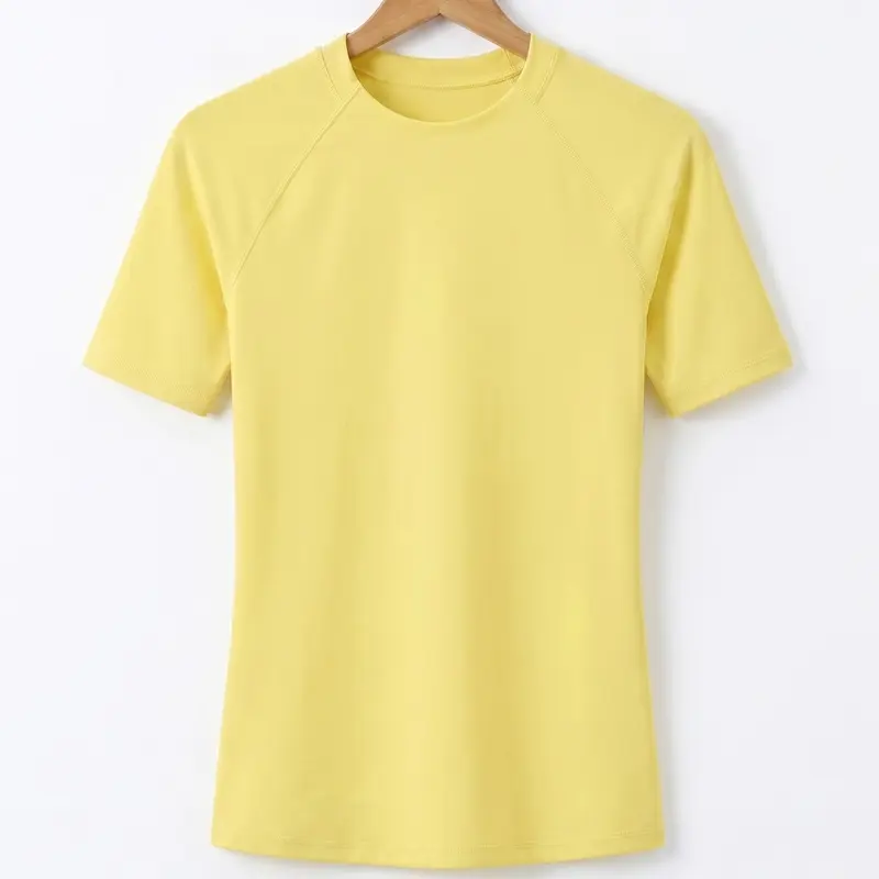 Uncia Active Women's Raglan Short Sleeve Workout Top - Soft Stretch Fabric, Slim Fit Sporty Chic Tops for Women, Athletic Sports T-Shirt, Breathable Moisture-Wicking Gym & Daily Wear (Multi Solid Colors)