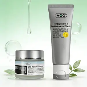 VGO-Snail Skincare Face Wash and Moisturizing Cream Set for Maximum Comfort