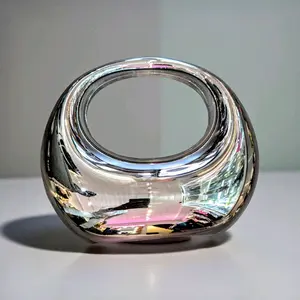 Crescent Handbag Silver NO RETURNS