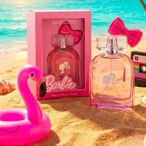 “This Barbie is MINISO Barbiecore”! Barbie Ballet Peach Vanilla Perfume | Bow Design That Makes Your Heart Melt | Perfect Gift Barbie Ballet Women's Perfume 75ml EDP | Peach / Rose / Vanilla | Sweet Fruity Floral Scent/miniso*barbie/gift for Mother's day
