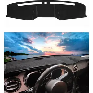 Dash Cover Mat Fit for Ford Mustang 2005 2006 2007 2008 2009 Accessories Dashboard Cover Pad Non-Slip Center Console Protector
