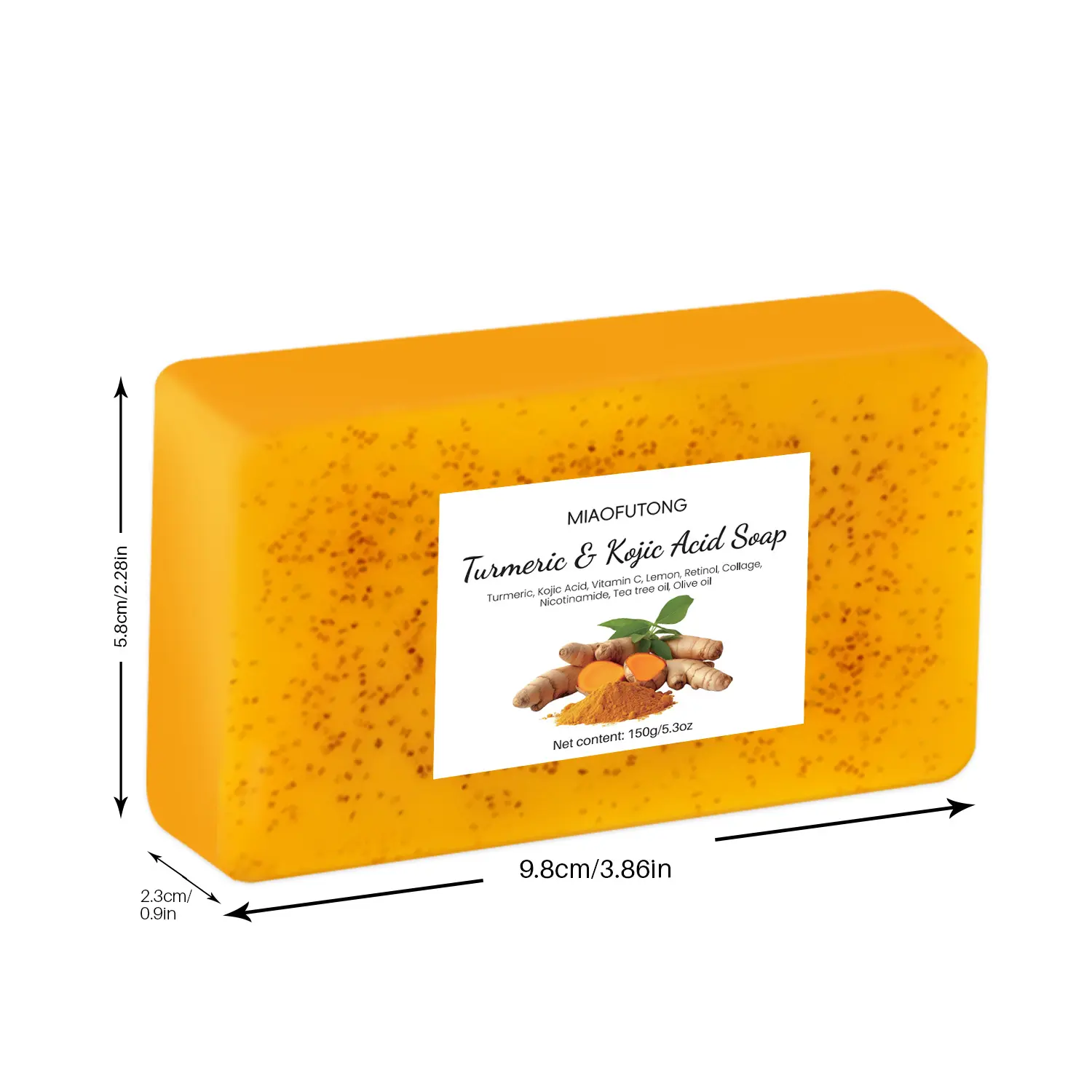 Turmeric Lemon Granule Soap 150g 