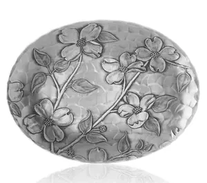 Wendell August Dogwood Design 7" Small Oval Dish