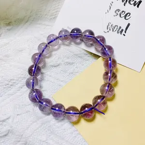 Amethyst bracelet 8mm -- MT CRYSTAL