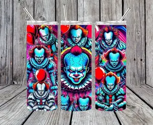 Pennywise 20 oz Stainless Steel Tumbler with Lid - Portable Drinkware for Bottled Water cup