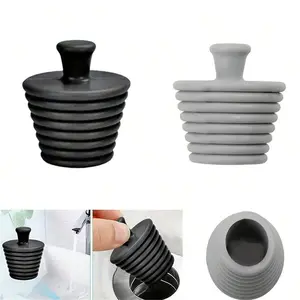 Durable Silicone Bath Plugs Set of 2, Universal Fit Bathtub Drain Stoppers, Leak-Proof Bathroom Sink Stopper Accessories for Home Use, Bathroom Essentials Accessories, Shower Essentials