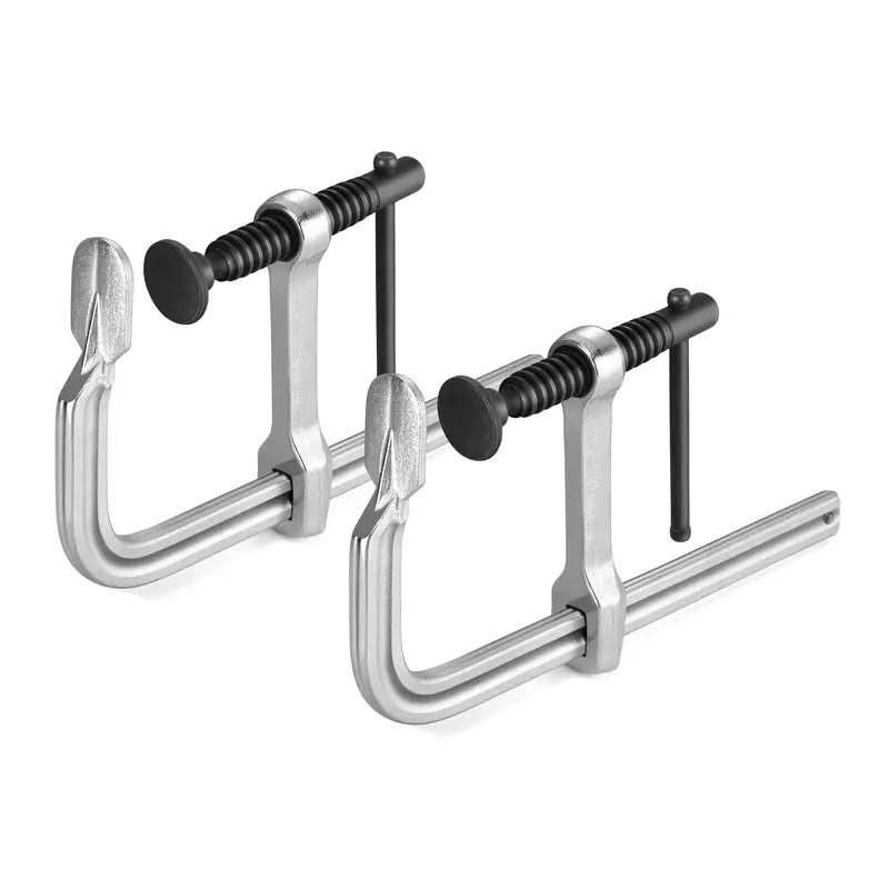 #blackfriday Jorgensen Bar Clamps, 6-Inch Light-duty Drop Forged Steel Bar Clamps for Woodworking and Welding, 2 Pack