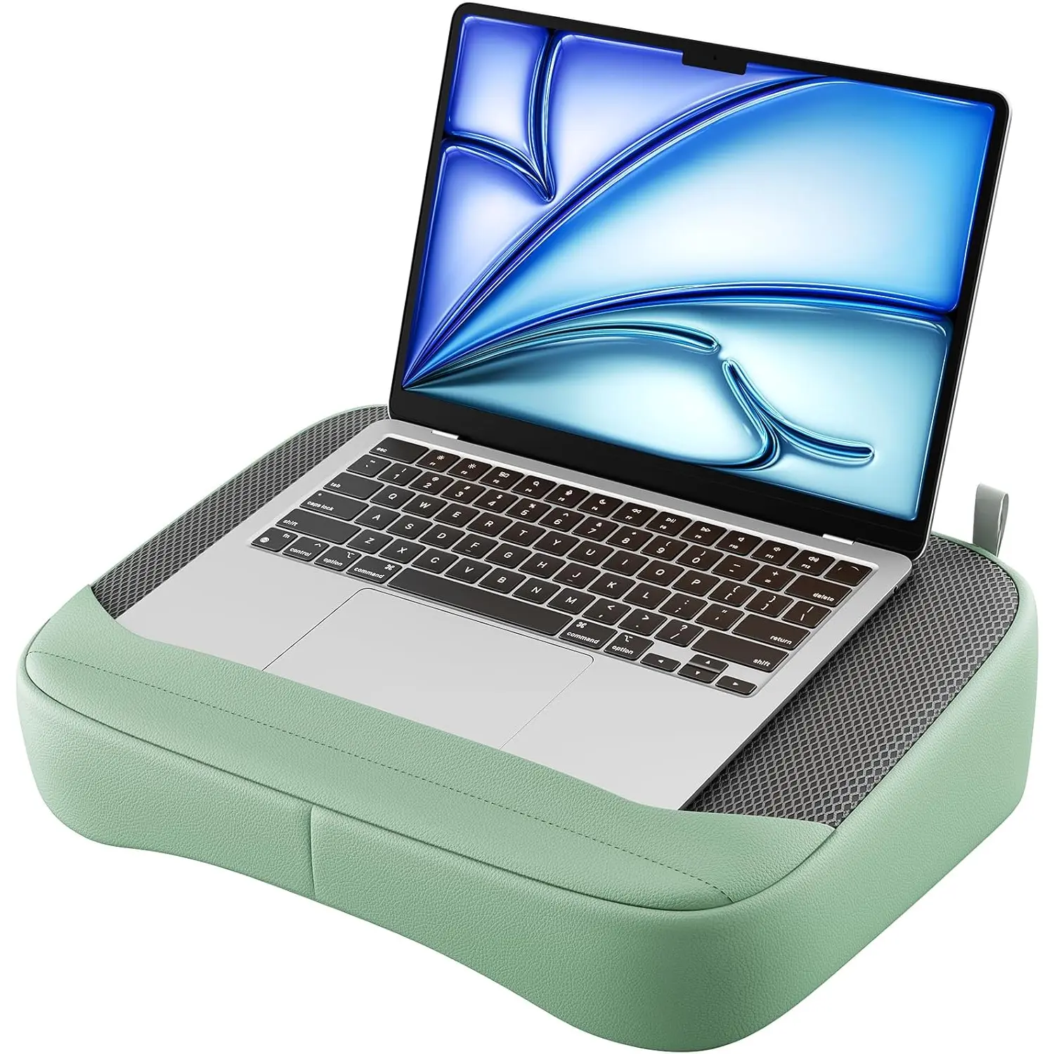 Breathable Laptop Pillow, Ultra Lightweight Lap Desk with Cushion, Computer Pillows for Laptop with Partitioned Storage Bag, Designer Stopper - Lap Pad Fits up to 15.6 Inch Laptops