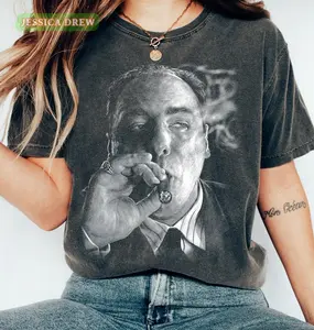 The Sopranos T-Shirt | Tony Sopranos Cigars Graphic Shirt | Retro Mafia Aesthetic Sweatshirt | Classic 90s Mob TV Show Fan Gift Unisex Tee